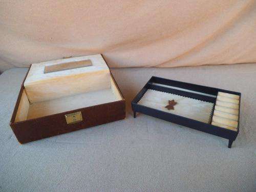 SWISS MADE LEATHER JEWELRY BOX