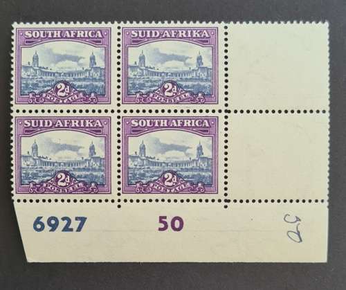 Union of SA - 1950 2d Reduced Size Control block