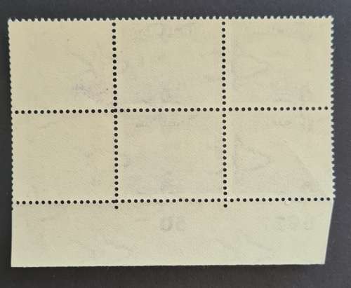 Union of SA - 1950 2d Reduced Size Control block
