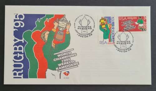 RSA 1995 Rugby World Cup FDC set