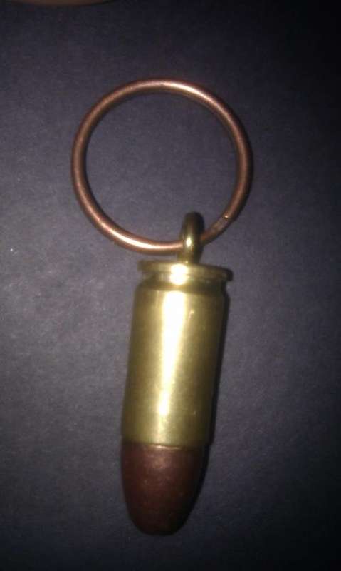 *REAL* 9mm Bullet Keyring