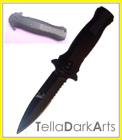 Black Flick Knife