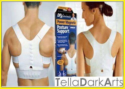 Power Magnetic Back Shoulder Posture Corrector Support Vest Unisex Adjustable