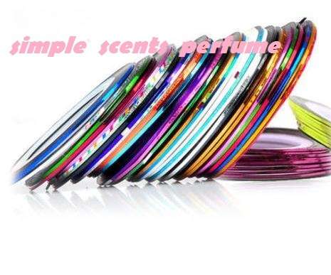 10 PCS ASSORTED COLOR STRIPING ROLE