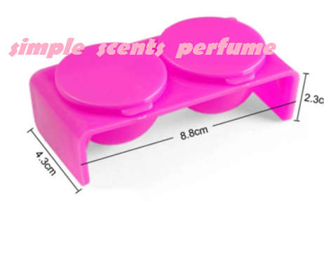 DOUBLE SOAK OFF BOWL-WHITE/PINK