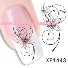 WATER TRANSFER NAIL STICKER