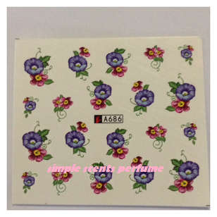 WATER TRANSFER NAIL STICKER