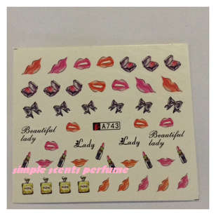 WATER TRANSFER NAIL STICKER