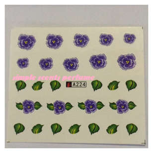 WATER TRANSFER NAIL STICKER