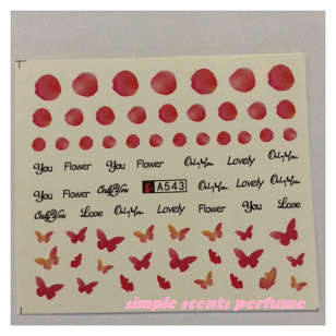 WATER TRANSFER NAIL STICKER