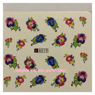 WATER TRANSFER NAIL STICKER