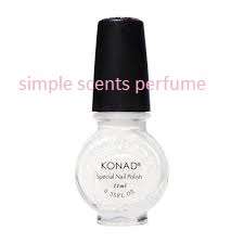 konad nail art stamping polish - white