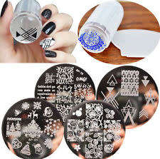 6 pc s nai; art stamping mix stamping plates
