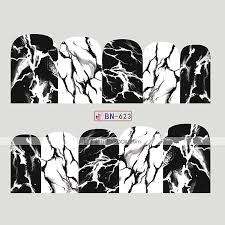 WATER TRANSFER NAIL ART STICKER -MARBLE