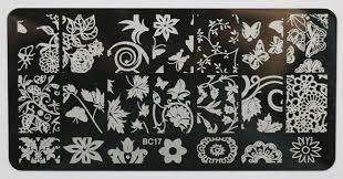 IMAGE STAMPING PLATE-12X6CM