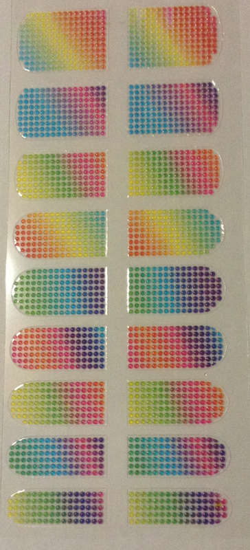 18 PC FULL NAIL STICKER