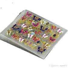 10 PC S  MIX NAIL ART STICKERS  PACKETS