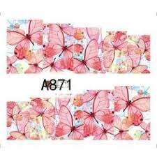 WATER TRANSFER NAIL ART STICKER
