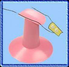 FINGER REST - PINK AND WHITE