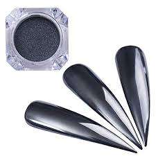 1 G-Black-Nail-Mirror-Powder-Glitter-Pigment-Chrome-Powder-Nail-Art-Decoration