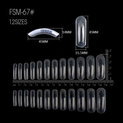 24 PC S SIZES REUSABLE NAIL ART TIPS