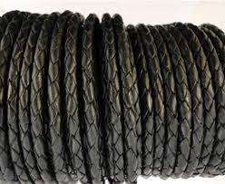 3.0mm Round  Braided Leather Cords