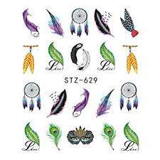 WATER TRANSFER NAIL ART STICKERS