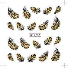 WATER TRANSFER NAIL ART STICKERS