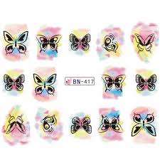 WATER TRANSFER NAIL ART STICKERS
