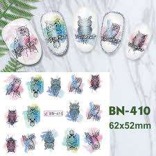 WATER TRANSFER NAIL ART STICKERS