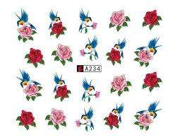 WATER TRANSFER NAIL ART STICKERS