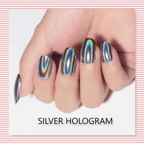 1 G SILVER HOLOGRAM CHROME
