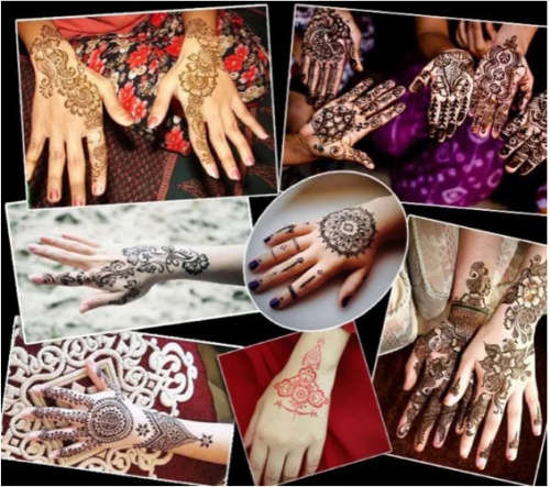 Hand Tatoo Sticker 10pcs
