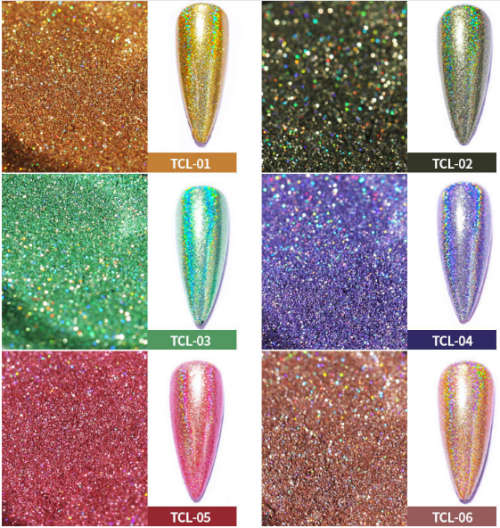 Laser Colorful Powder 0.5g MESSAGE NUMBER AFTER ORDER