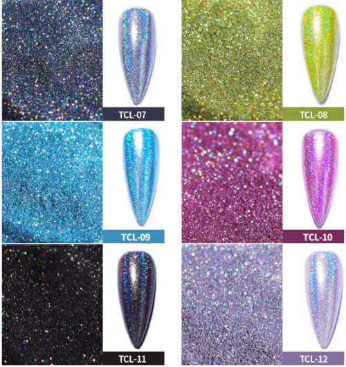 Laser Colorful Powder 0.5g MESSAGE NUMBER AFTER ORDER