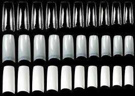 French Tip 100pcs - NATURAL - CLEAR- MESSAGE COLOR