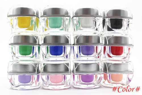 Color UV Gel 8ml 12pcs -MESSAGE NUMBER OF PACK