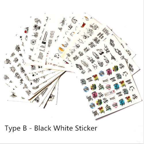 BN Water Sticker 24pcs  MESSAGE THE NUMBER