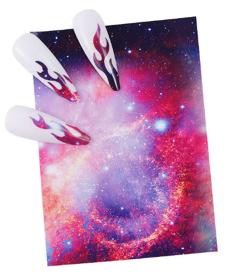 Flame sticker Set 6pcs
