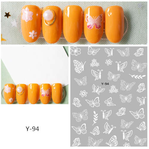 Laser Butterfly Sticker - MESSAGE STICKER NUMBER