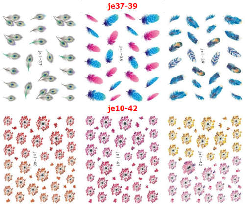 JE mix water sticker 48pcs