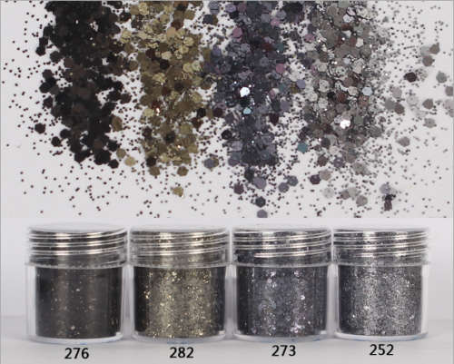 CLEARENCE SALES 10g Glitter Mix Color 5pcs ( Different Ones )