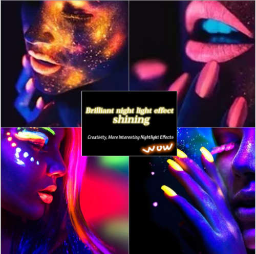 10g Fluorescence Powder 12 colors/set