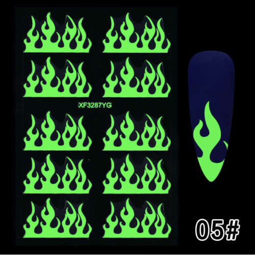Glow in Dark Sticker message sticker number