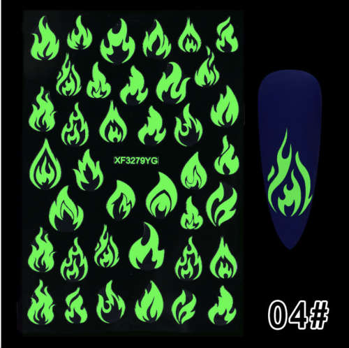 Glow in Dark Sticker message sticker number