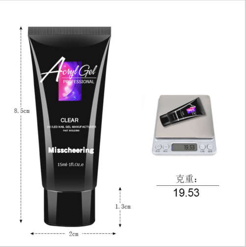 Misscheering Poly Gel 15ml- ROSE PINK