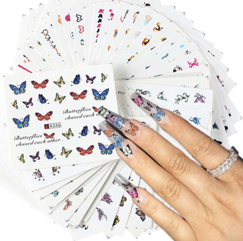 48pcs Different Butterfly Sticker