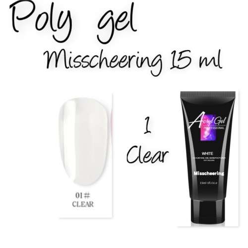 15 ML   polygel 1 clear