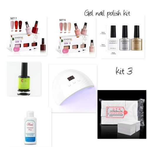 Gel nail polish - kit 3