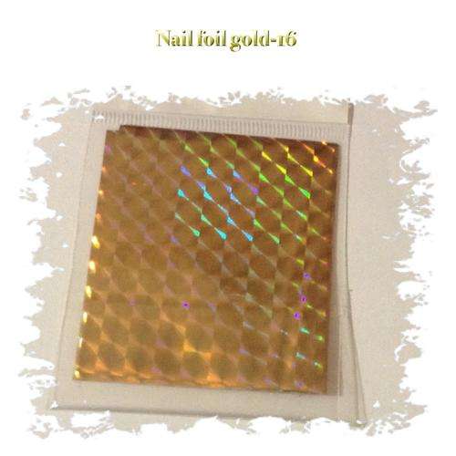 NAIL FOILS GOLD 16